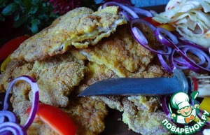 Отбивные в кукурузной поленте