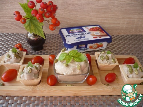 Паштет из баклажан с творжным сыром Паштет из баклажан с творжным сыром