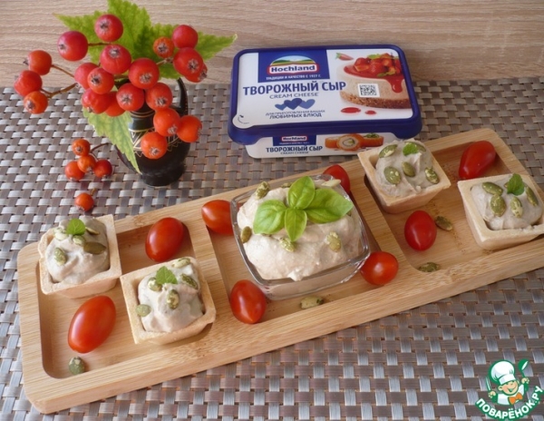 Паштет из баклажан с творжным сыром Паштет из баклажан с творжным сыром