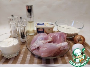 Пирожки-малютки с куриной начинкой Пирожки-малютки с куриной начинкой