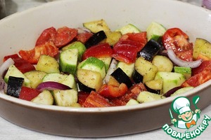 Полента с запеченными овощами Полента с запеченными овощами