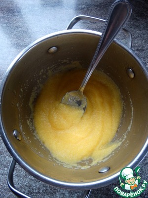 Полента в беконе на гриле