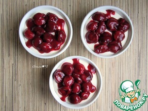 Порционный чизкейк "Вишня в облаках" Порционный чизкейк "Вишня в облаках"