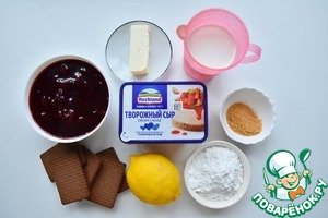 Порционный ягодный чизкейк без выпечки