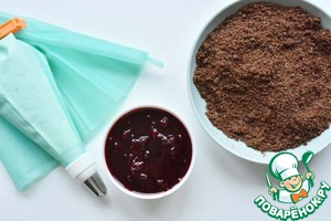 Порционный ягодный чизкейк без выпечки