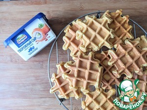 Пряные тыквенные вафли на творожном сыре Пряные тыквенные вафли на творожном сыре