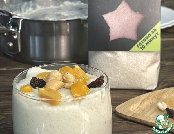 Пудинг банановый из рисовой поленты Пудинг банановый из рисовой поленты