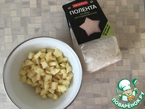 Рисовый крем с карамелью и яблоками Рисовый крем с карамелью и яблоками