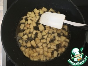 Рисовый крем с карамелью и яблоками Рисовый крем с карамелью и яблоками