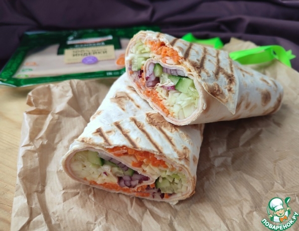 Рулет с ветчиной