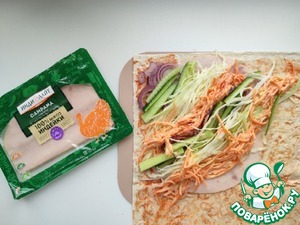 Рулет с ветчиной