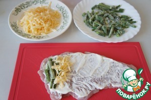 Рулетики из индейки с фасолью Рулетики из индейки с фасолью