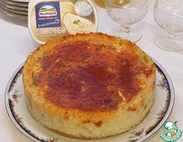 Рыбный пирог с рисом Рыбный пирог с рисом