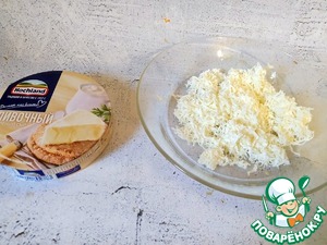 Салат "Белочка" в тарталетках Салат "Белочка" в тарталетках