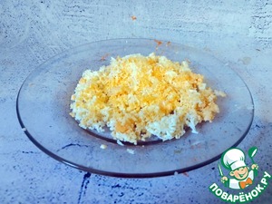 Салат "Белочка" в тарталетках Салат "Белочка" в тарталетках