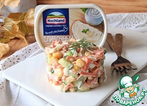 Салат из курицы с сырным майонезом Салат из курицы с сырным майонезом