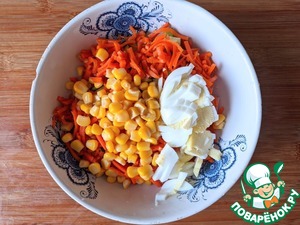 Салат из курицы с сырным майонезом Салат из курицы с сырным майонезом