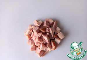 Салат из курицы с сырным майонезом Салат из курицы с сырным майонезом