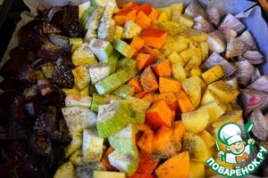 Салат из запеченных овощей Салат из запеченных овощей