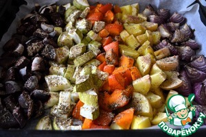 Салат из запеченных овощей Салат из запеченных овощей
