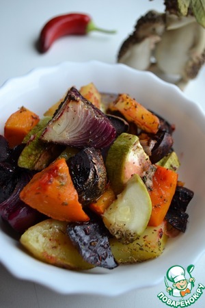 Салат из запеченных овощей Салат из запеченных овощей