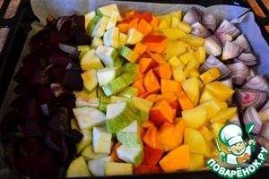Салат из запеченных овощей Салат из запеченных овощей