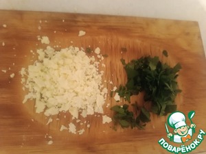 Салат с фаршем и овощами