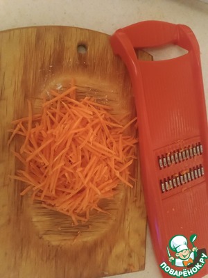 Салат с фаршем и овощами