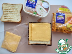 Сэндвич с фасолевой намазкой