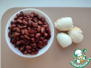 Сэндвич с фасолевой намазкой