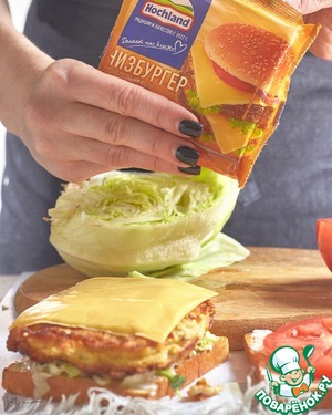 Сэндвич с треской в кляре