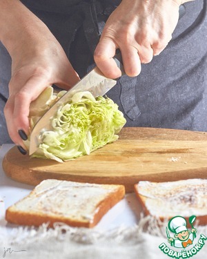 Сэндвич с треской в кляре