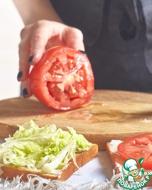 Сэндвич с треской в кляре