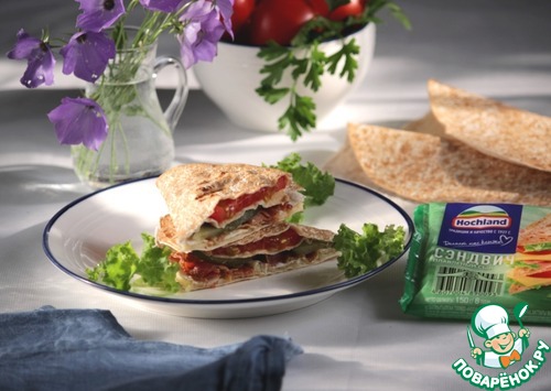Сэндвич в лаваше Сэндвич в лаваше