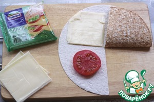 Сэндвич в лаваше Сэндвич в лаваше