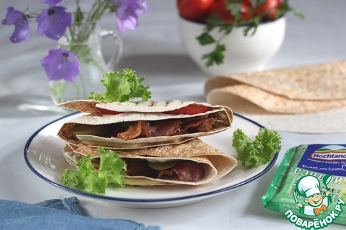 Сэндвич в лаваше Сэндвич в лаваше