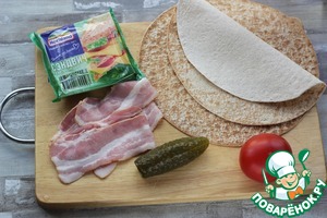 Сэндвич в лаваше Сэндвич в лаваше