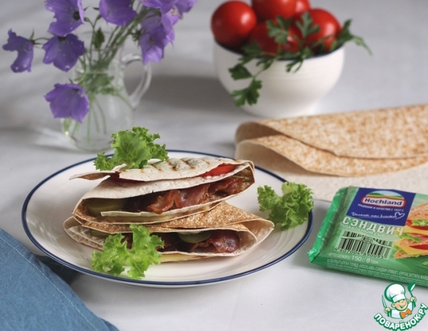 Сэндвич в лаваше Сэндвич в лаваше