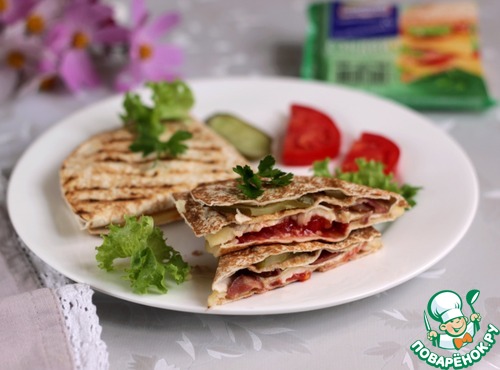 Сэндвич в лаваше Сэндвич в лаваше
