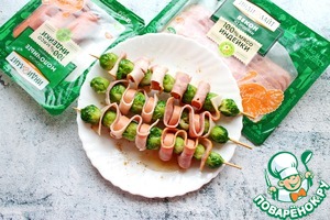 Шашлычки из брюссельской капусты Шашлычки из брюссельской капусты