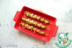 Шашлычки из брюссельской капусты Шашлычки из брюссельской капусты