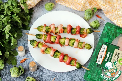 Шашлычки из брюссельской капусты Шашлычки из брюссельской капусты