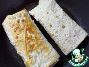 Шаурма с ветчиной и капустным салатом Шаурма с ветчиной и капустным салатом