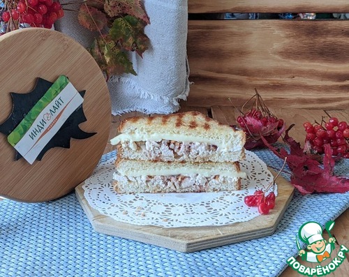 Швейцарский бутерброд с индейкой Швейцарский бутерброд с индейкой