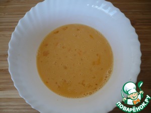 Сладкие роллы из яичных блинов