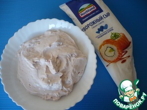 Сладкие роллы из яичных блинов