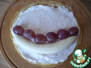 Сладкие роллы из яичных блинов