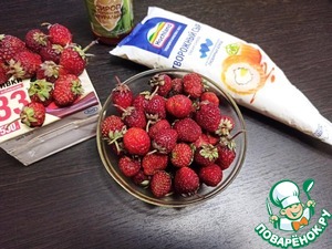 Сливочное мороженое с клубникой Сливочное мороженое с клубникой