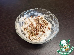 Сливочный паштет с оливками и орехами