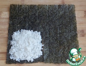 Суши-сэндвич с тунцом и имбирём Суши-сэндвич с тунцом и имбирём